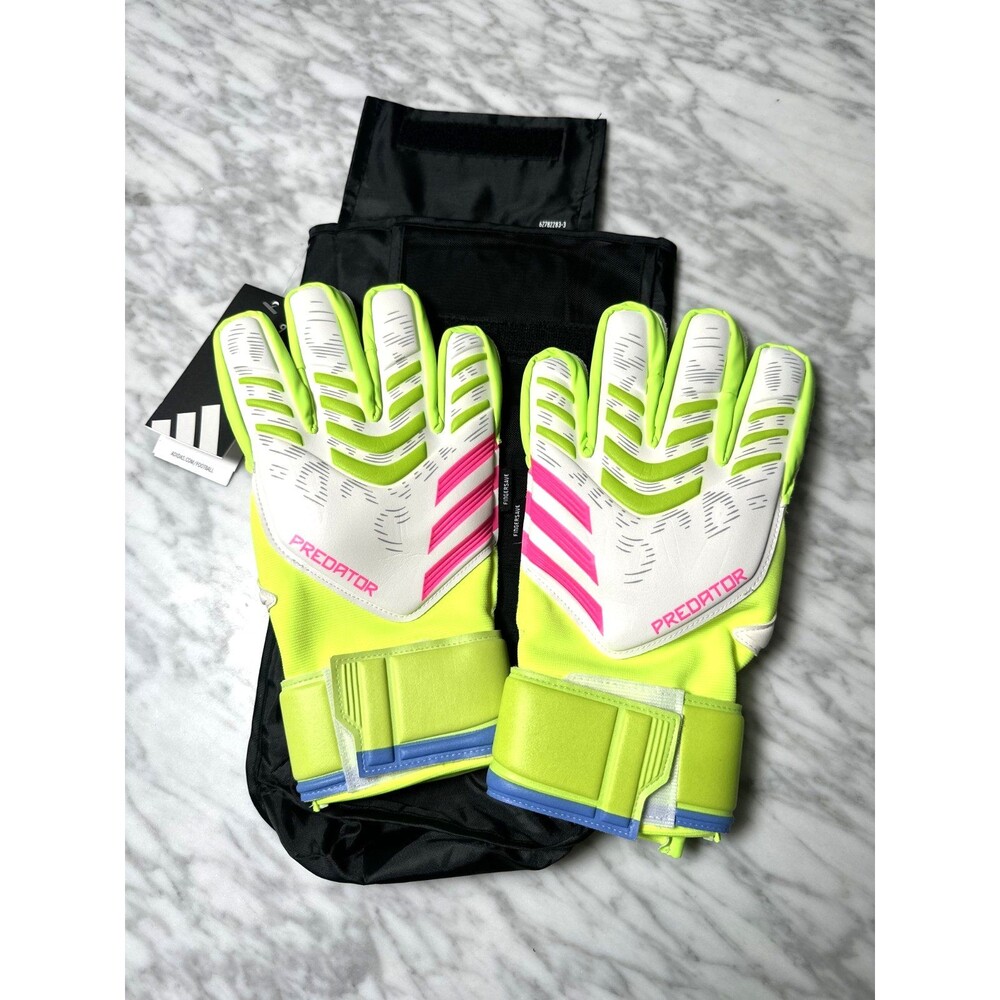 Adidas Predator Match Fingersave Goalkeeper soccer football Gloves JH3803 Men 9